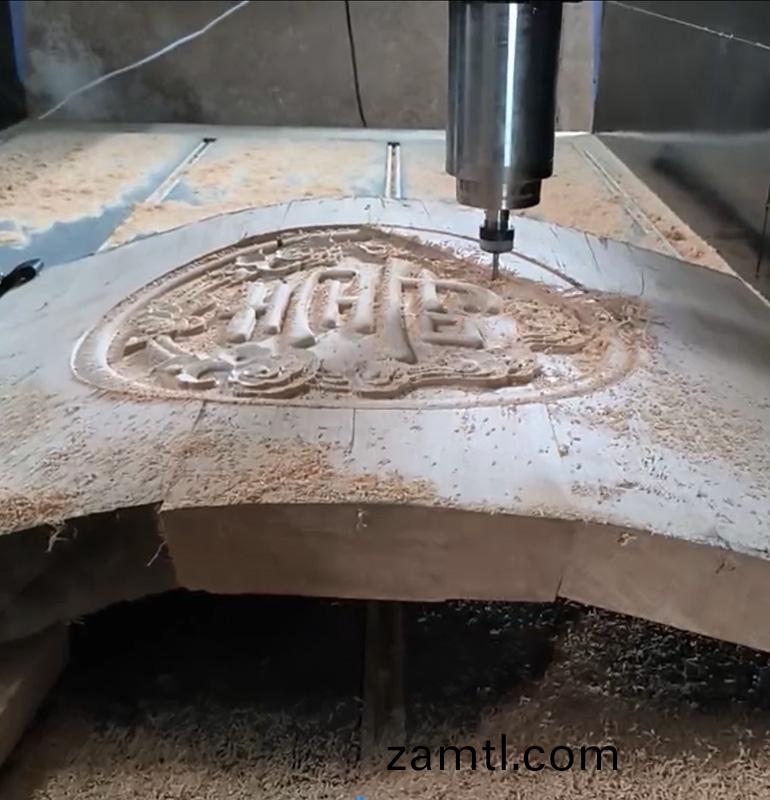 安幑客(ke)戶(hù)重型木工(gong)(夀(shou)材(cai))數控鵰刻機(圖(tu)1)