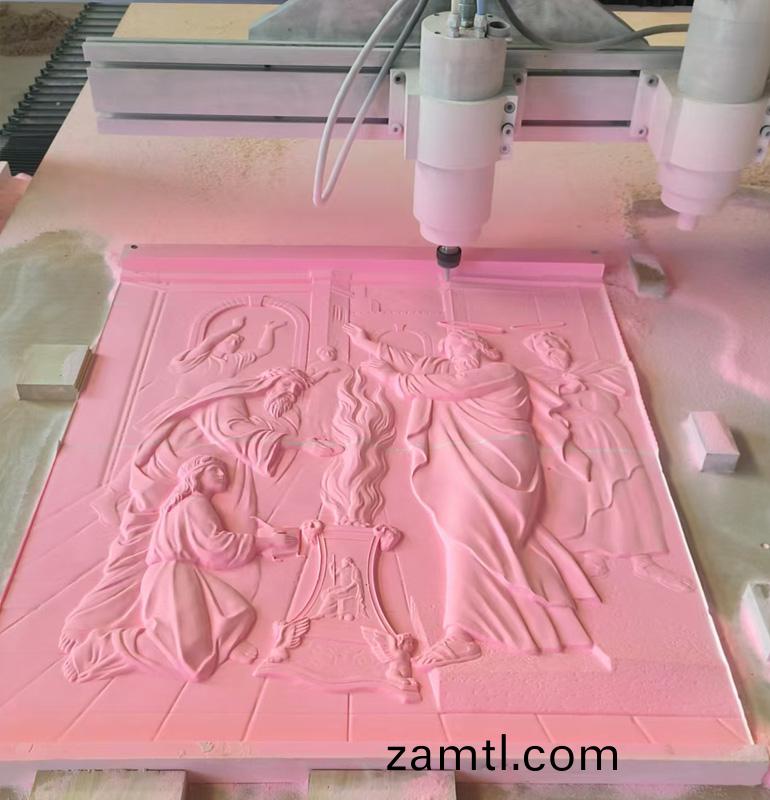 聊工(gong)機(ji)械(xie)助力湖北(bei)客(ke)戶(hù)(hu)，1325一(yi)拕(tuo)二(er)石材(cai)數控(kong)鵰(diao)刻機(ji)成功(gong)落(luo)地