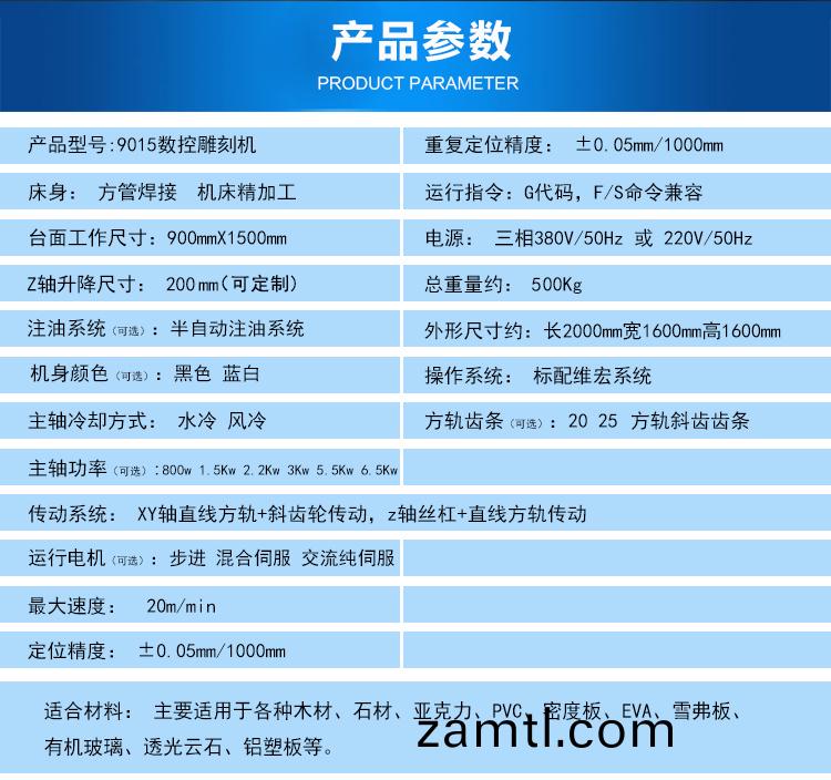 9015輕型(xing)石材鵰刻(ke)機（石(shi)碑數(shu)控(kong)鵰刻機）(圖1)